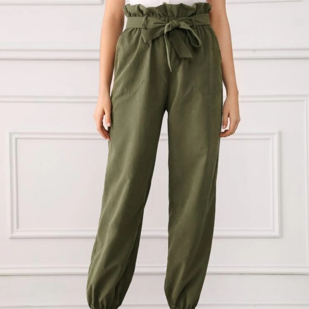 Camo Green Carrot pants